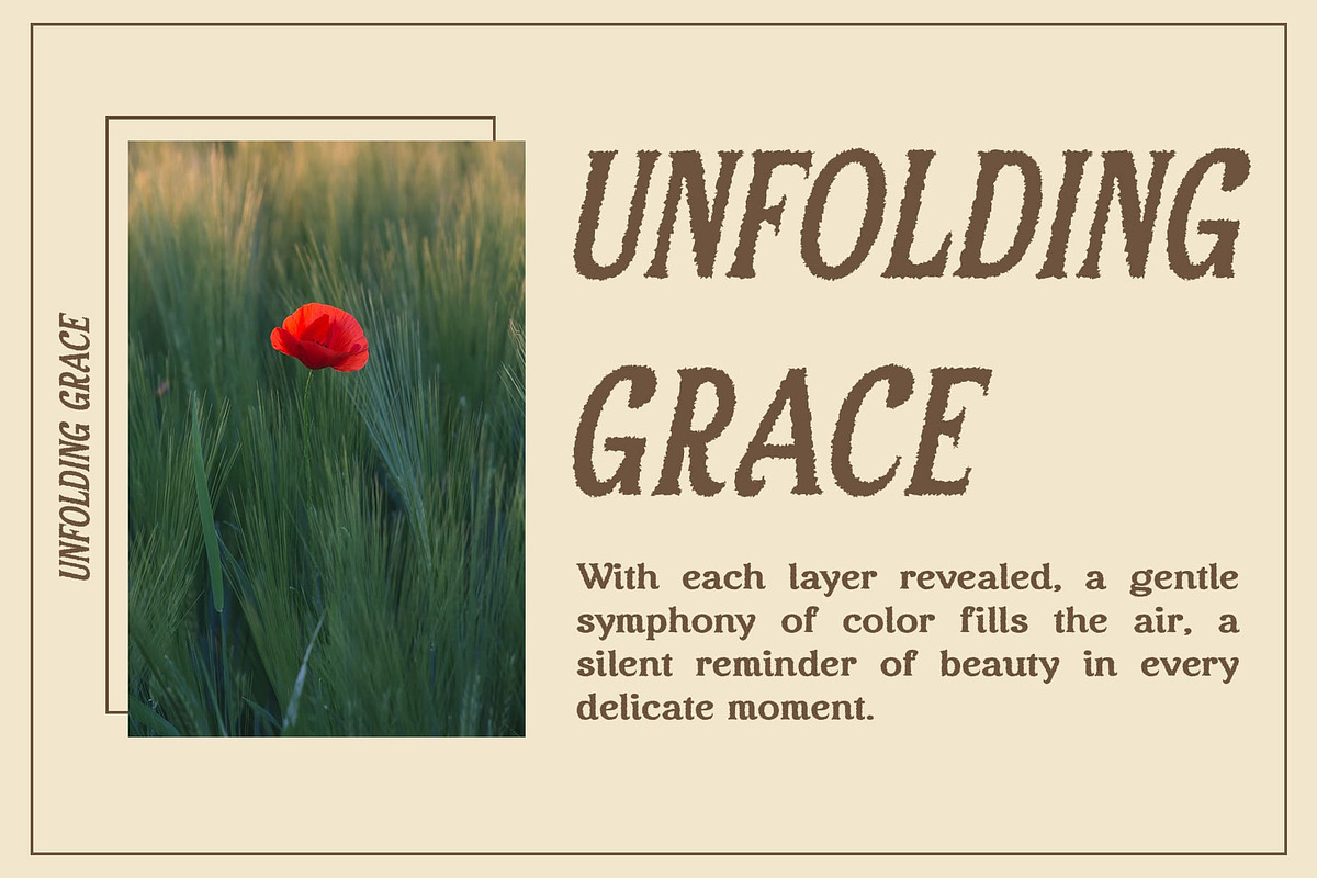 Asvoria Rough, a Serif Font by Craft Supply Co. (Photo 2 of 8)