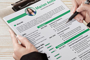 Professional Resume / CV Template, a Resume Template by designvillage (Thumbnail 7 of 11)