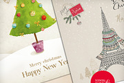 Christmas card( image set), a Decorative Illustration by SoNice (Thumbnail 3 of 3)