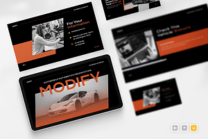 Automobile Automotive Google Slide, a Presentation Template by Annora Studio
