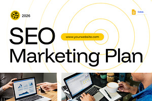 SEO Marketing Plan Google Slides, a Presentation Template by Loin Studio