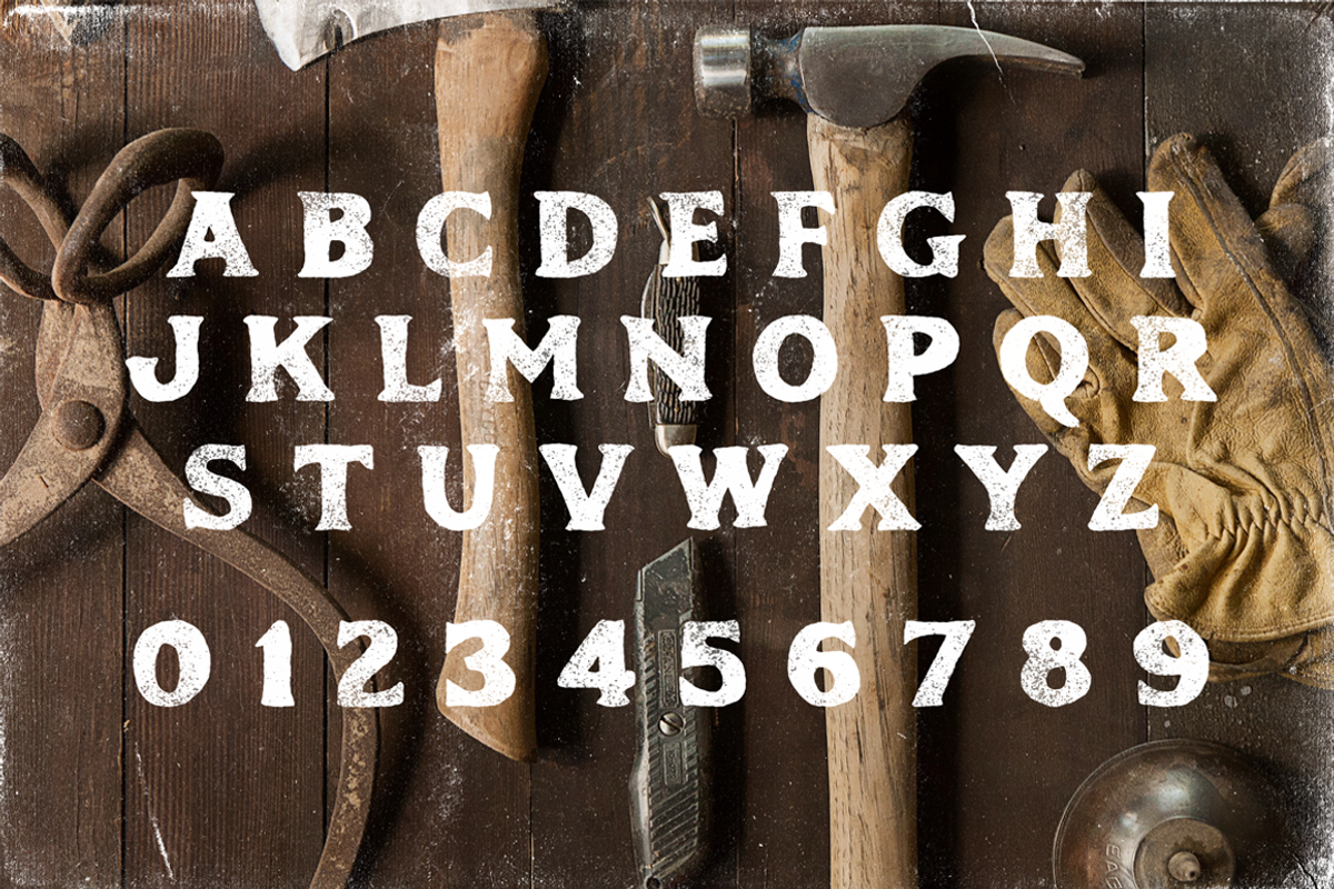 Phalanx Typeface preview 2