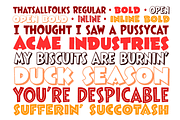 That’s All Folks Cartoon Font, a Font by Comicraft Fonts (Thumbnail 3 of 4)
