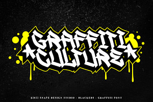 Blackeds - Graffiti Font