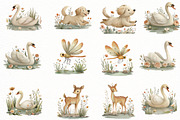 Summer Lake & Nature Clipart, an Illustration by Designworld (Thumbnail 3 of 8)