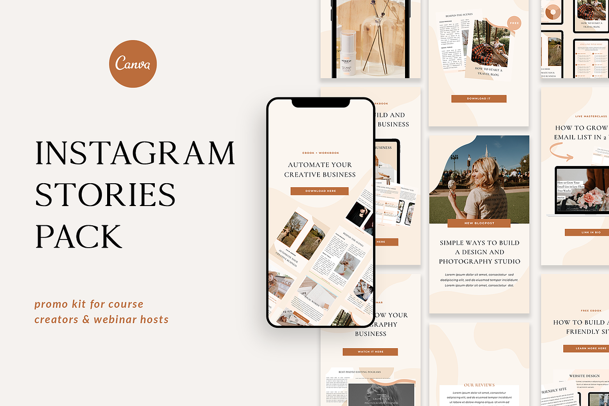 Instagram Marketing Pack | CANVA, a Social Media Template by Ralony (Photo 12 of 19)