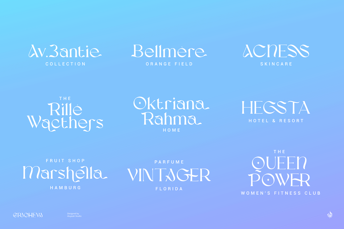 Gracheva | Premium Display Font, a Serif Font by Aluyeah Studio (Photo 10 of 16)