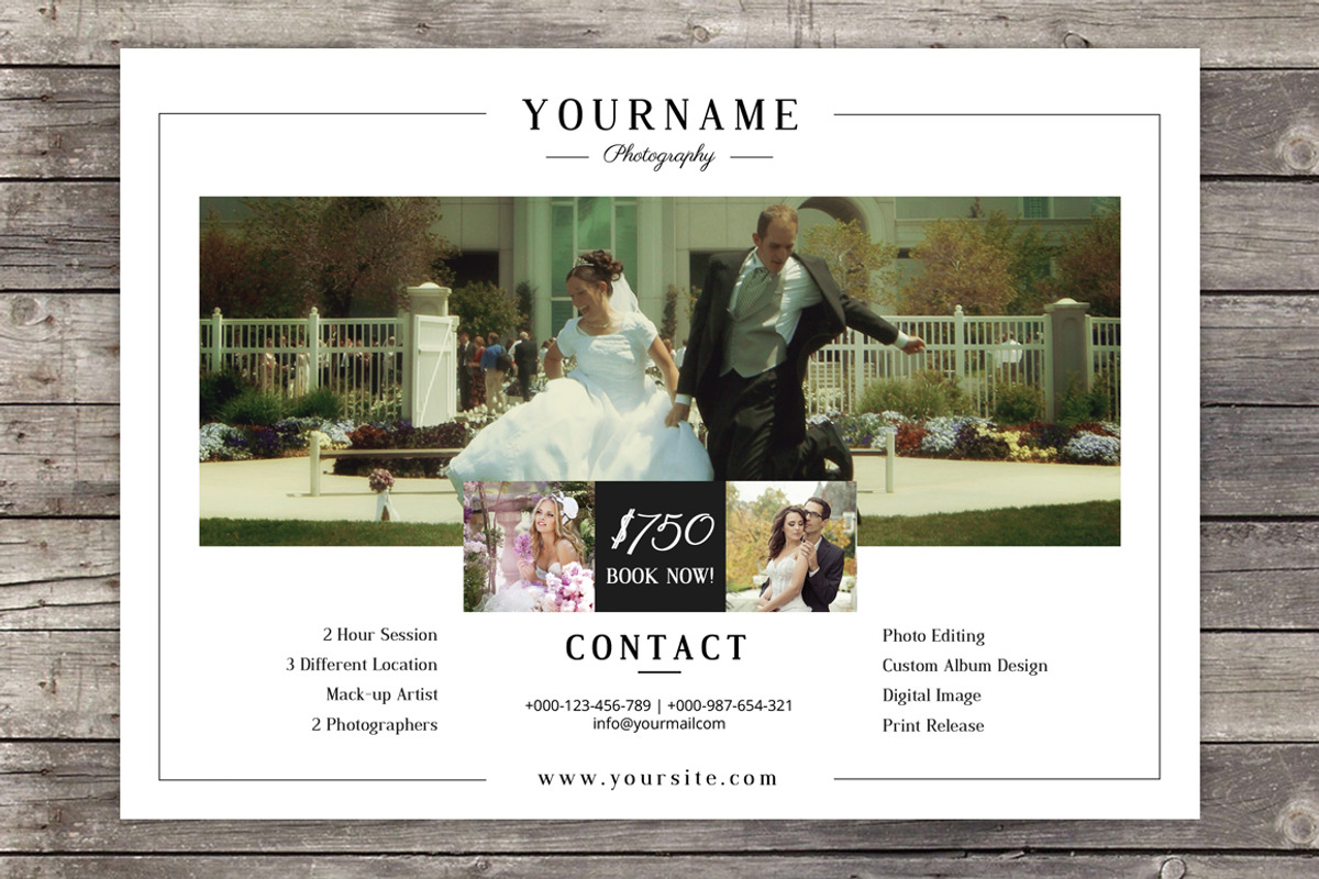 Photographer Mini Session Template, a Card Template by SmmrDesign (Photo 2 of 4)