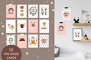 Forest Portrait Animals Set, an Animal Illustration by moolesya (Thumbnail 12 of 16)