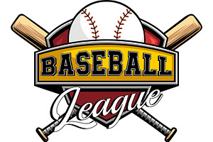 Baseball League Graphic Logo Design, an Illustration by HitToon