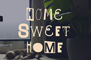 Fun hand drawn uppercase font, a Sans Serif Font by Popova (Thumbnail 3 of 7)