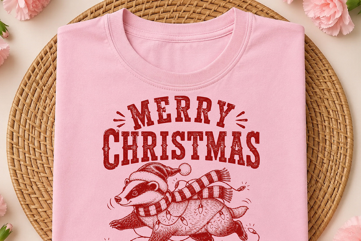 Funny Raccoon Christmas PNG, a Seasonal Illustration by DreamCafeArt (Photo 2 of 6)