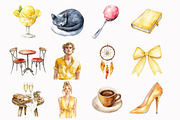 Watercolor Summer Aperitivo Clipart, an Illustration by Design Market (Thumbnail 4 of 5)