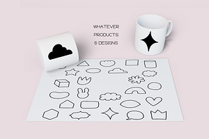 Shape Doodles - Dingbats Font