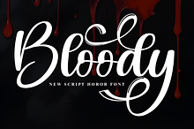 Bloody | Script Font