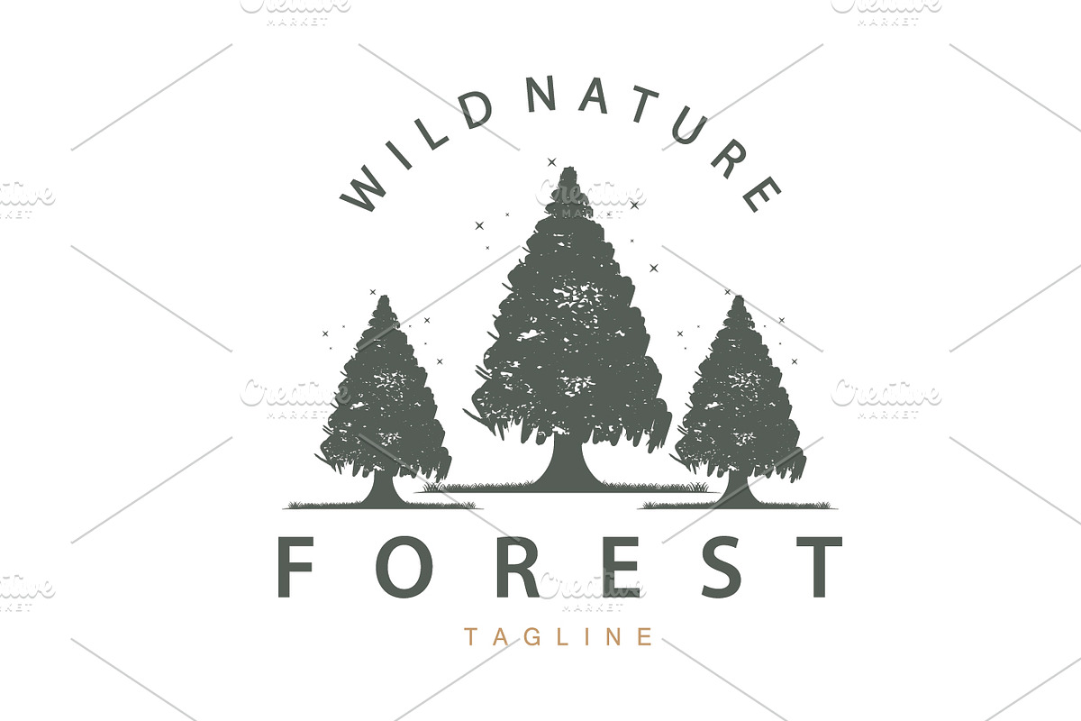 Forest Logo Jungle Adventure Simple, a Branding & Logo Template by Maylianaw28
