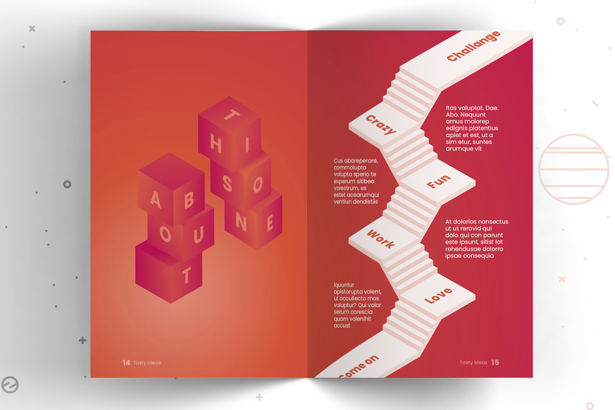 Conference booklet, a Brochure Template by pistakovac