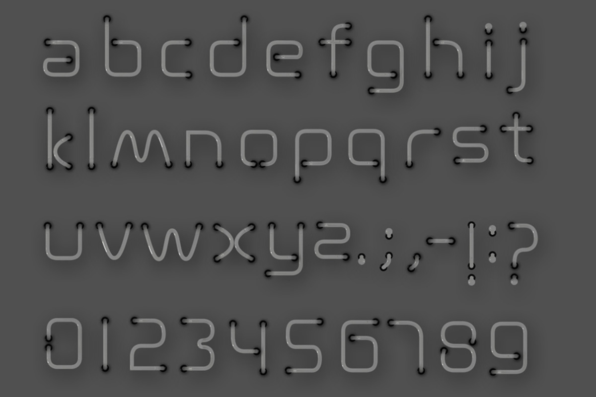 Neon Alphabet preview 4