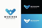 Modern Abstract W Letter Logo, a Branding & Logo Template by Design_Planet (Thumbnail 1 of 3)
