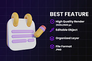 General 3D Icon Pack Design, an Object Graphic by Artnivora.Std (Thumbnail 2 of 4)