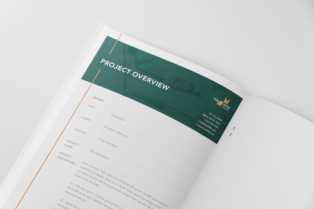 Startup Business Proposal Template, a Brochure Template by Andre28 (Photo 4 of 12)