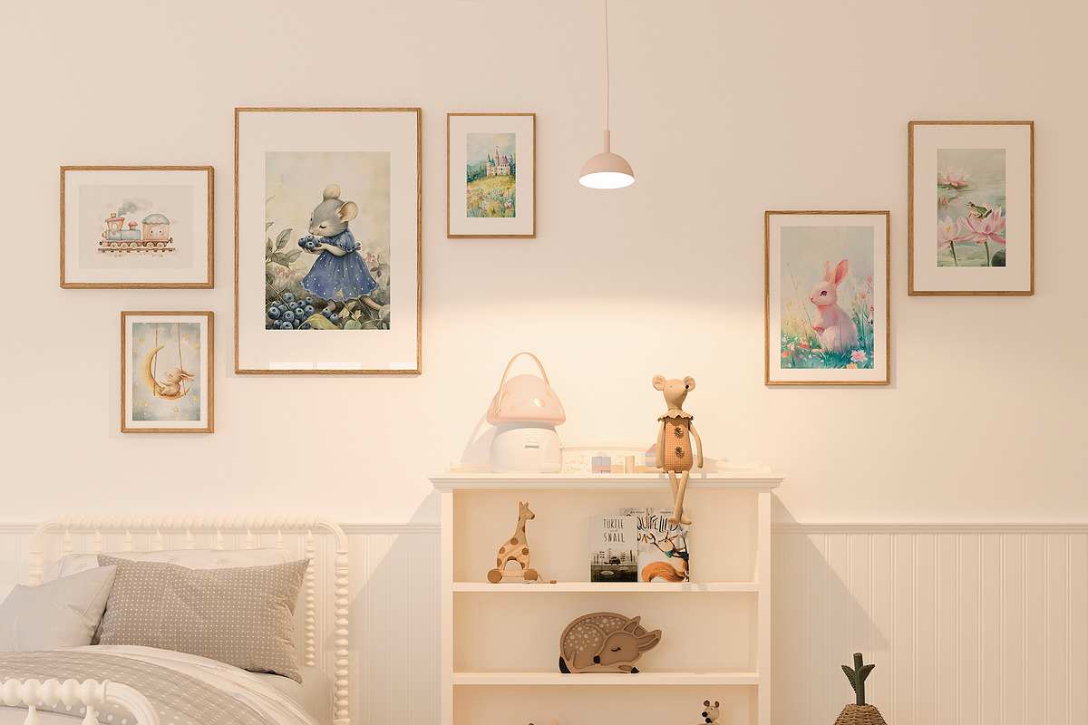 The Art of Being Little. Prints set, a Background Graphic by Lidberia (Photo 8 of 9)