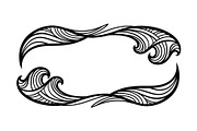 Vintage Wave Ornament Frame Bundle, an Illustration by Designer_Momina (Thumbnail 2 of 51)