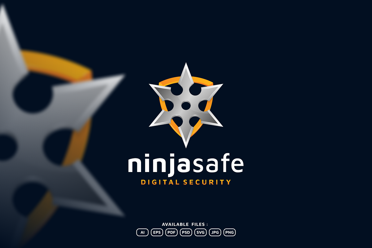 Ninja Logo Template, a Branding & Logo Template by artism_design (Photo 1 of 2)