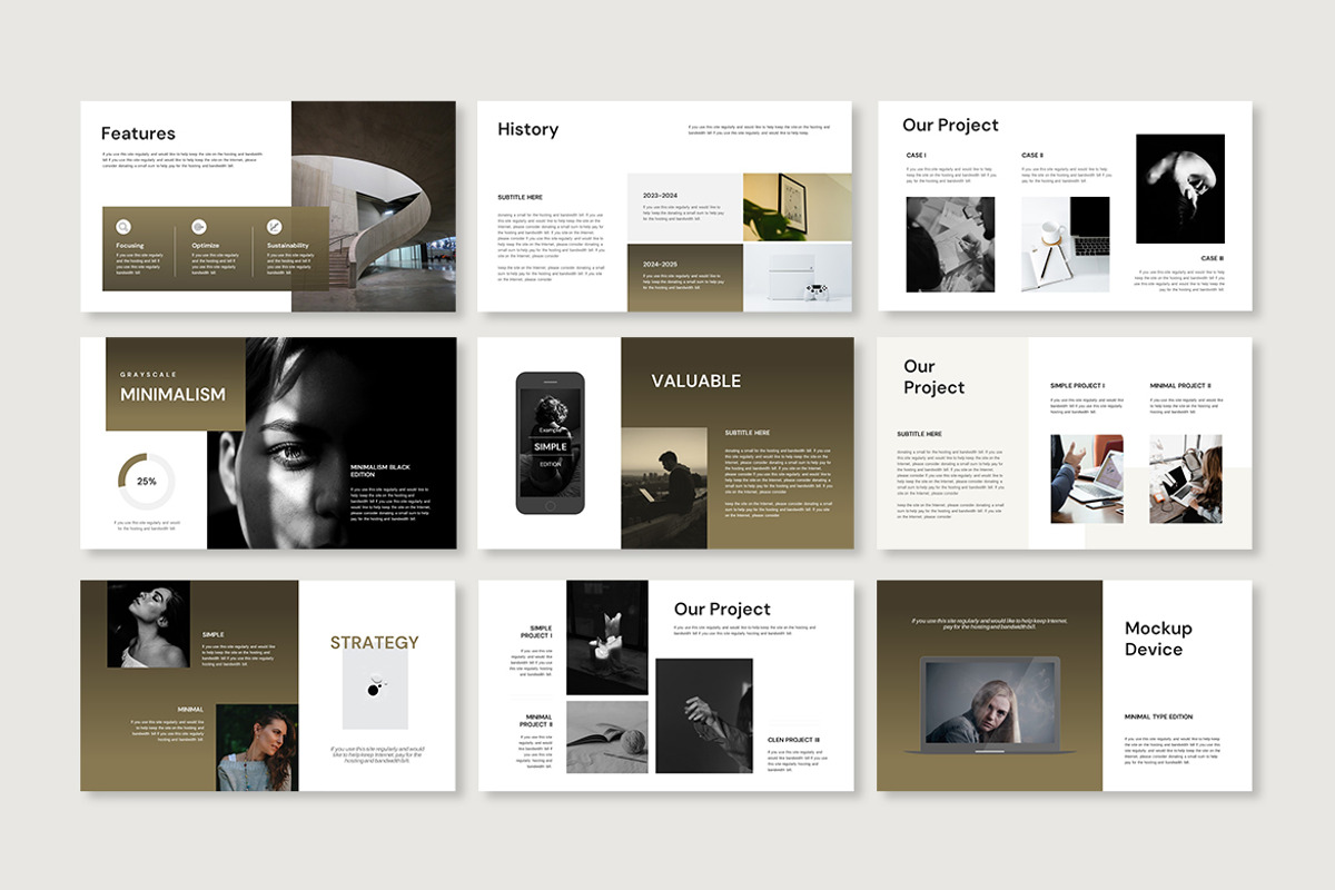 Minimal Strategy Presentation preview 6