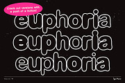 Obscura TM – Automatic Blurry Type, a Sans Serif Font by Type Mania (Thumbnail 13 of 15)