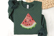 Summer Juicy Watermelon Clipart, an Illustration by Watercolor design (Thumbnail 10 of 11)