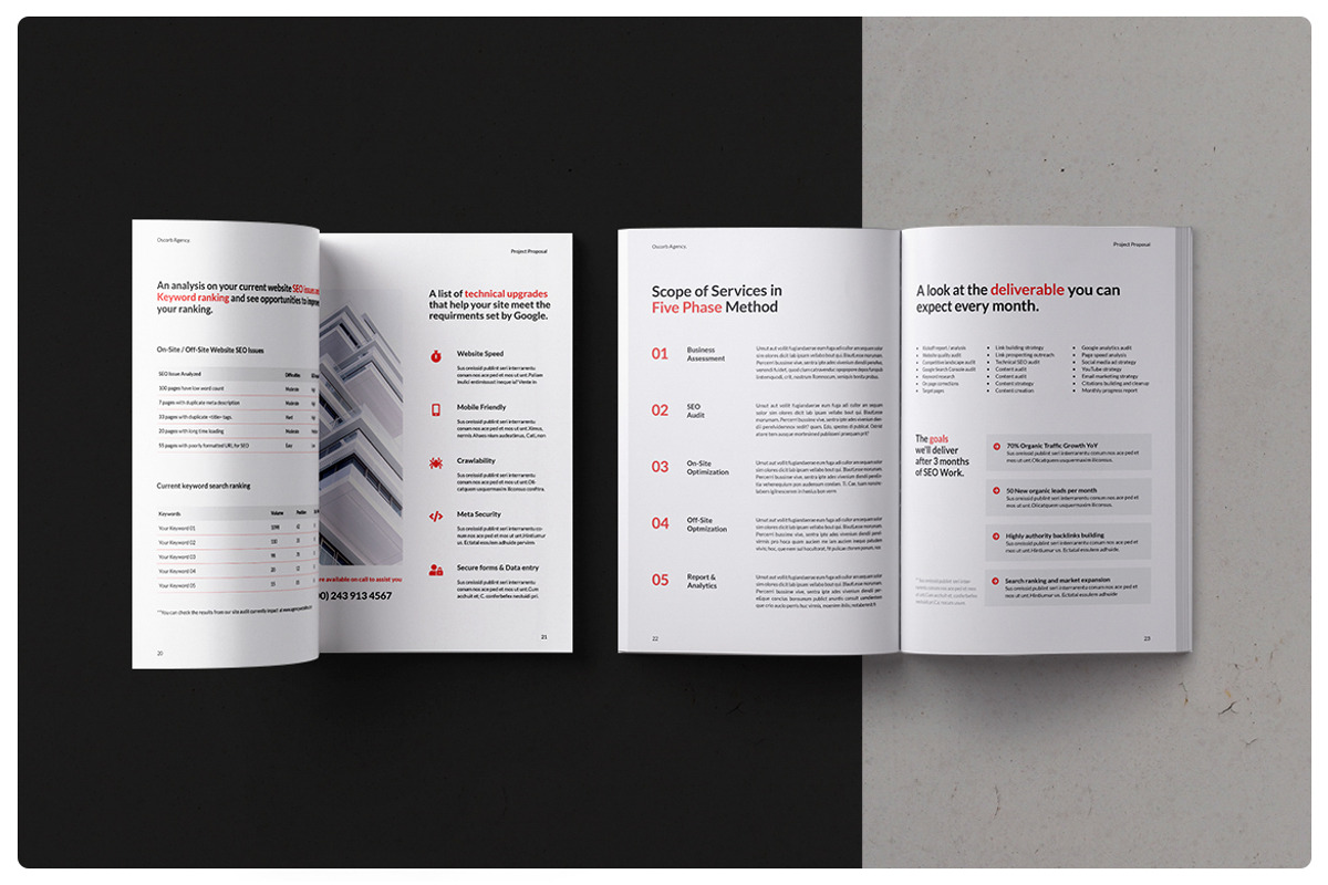 SEO Proposal, a Brochure Template by StudioGraficso (Photo 3 of 10)