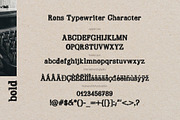 RONS TYPEWRITER, a Serif Font by Olexstudio (Thumbnail 8 of 8)