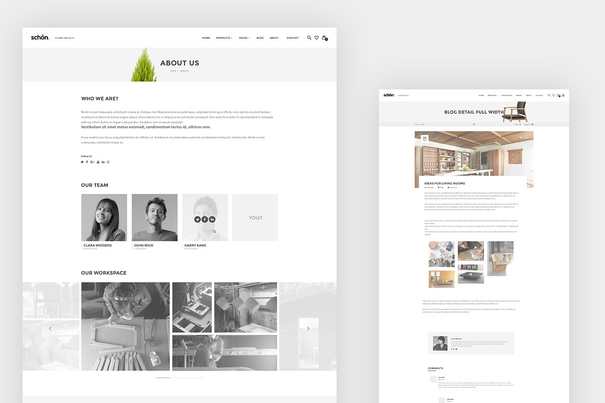 schön. eCommerce .PSD Template, a Websites & App Template by Metin Kazan (Photo 6 of 8)