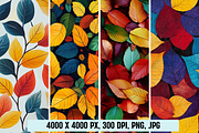 Autumn Leaves Seasonal Patterns, a Pattern Graphic by PrintHaven Designs (Thumbnail 5 of 10)