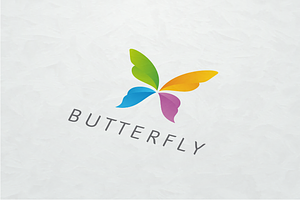 Butterfly Colors Logo