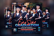 Graduation Invitation, a Flyer Template by AfzaalGraphics (Thumbnail 1 of 2)