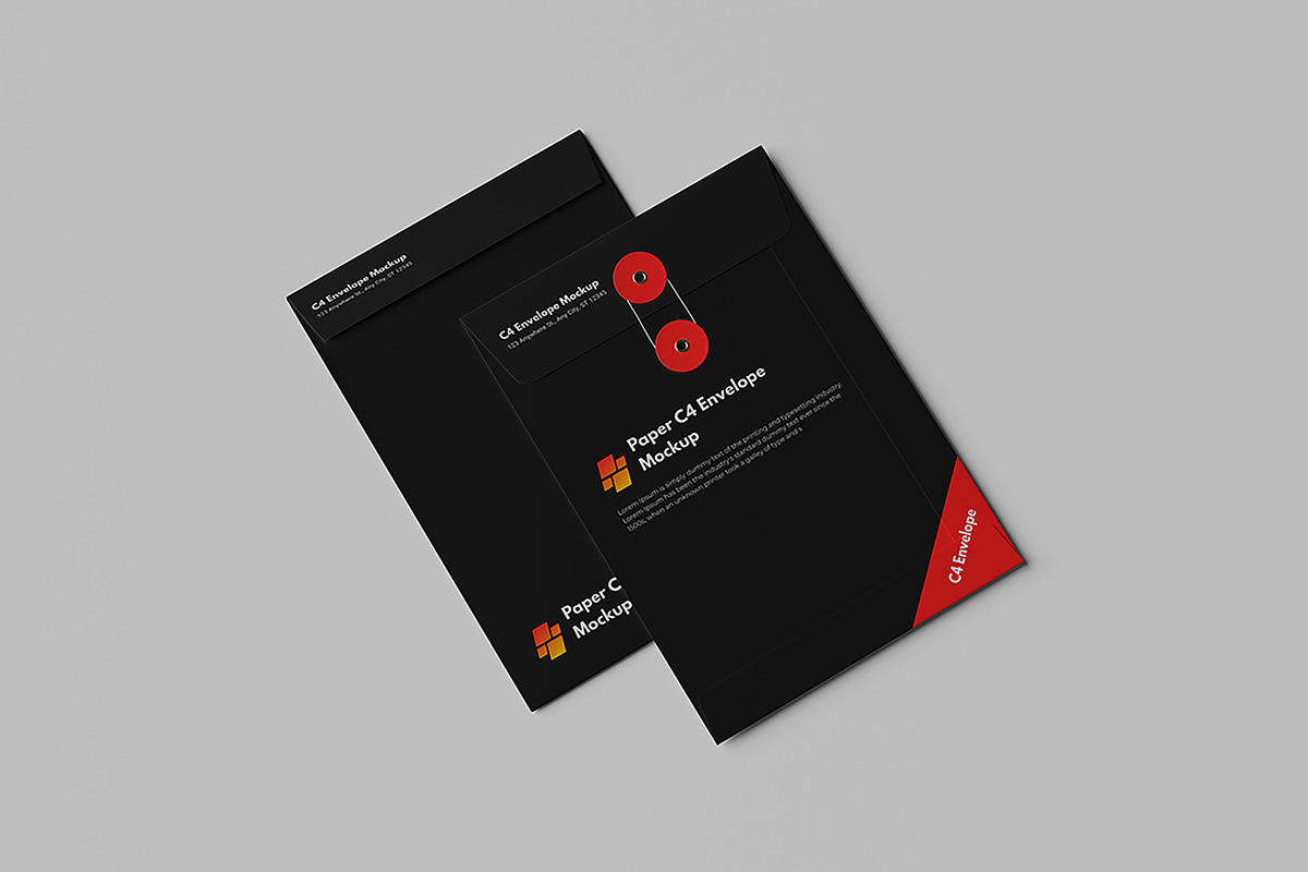 Paper C4 Envelope Mockup, a Print Template by Difa Design (Photo 3 of 5)