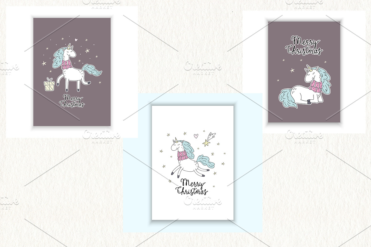 Winter Unicorn Set!, a Graphic by Irene_Boiko_ART (Photo 4 of 10)