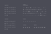 Egba Futuristic Tech Font, a Font by baqoos (Thumbnail 8 of 10)