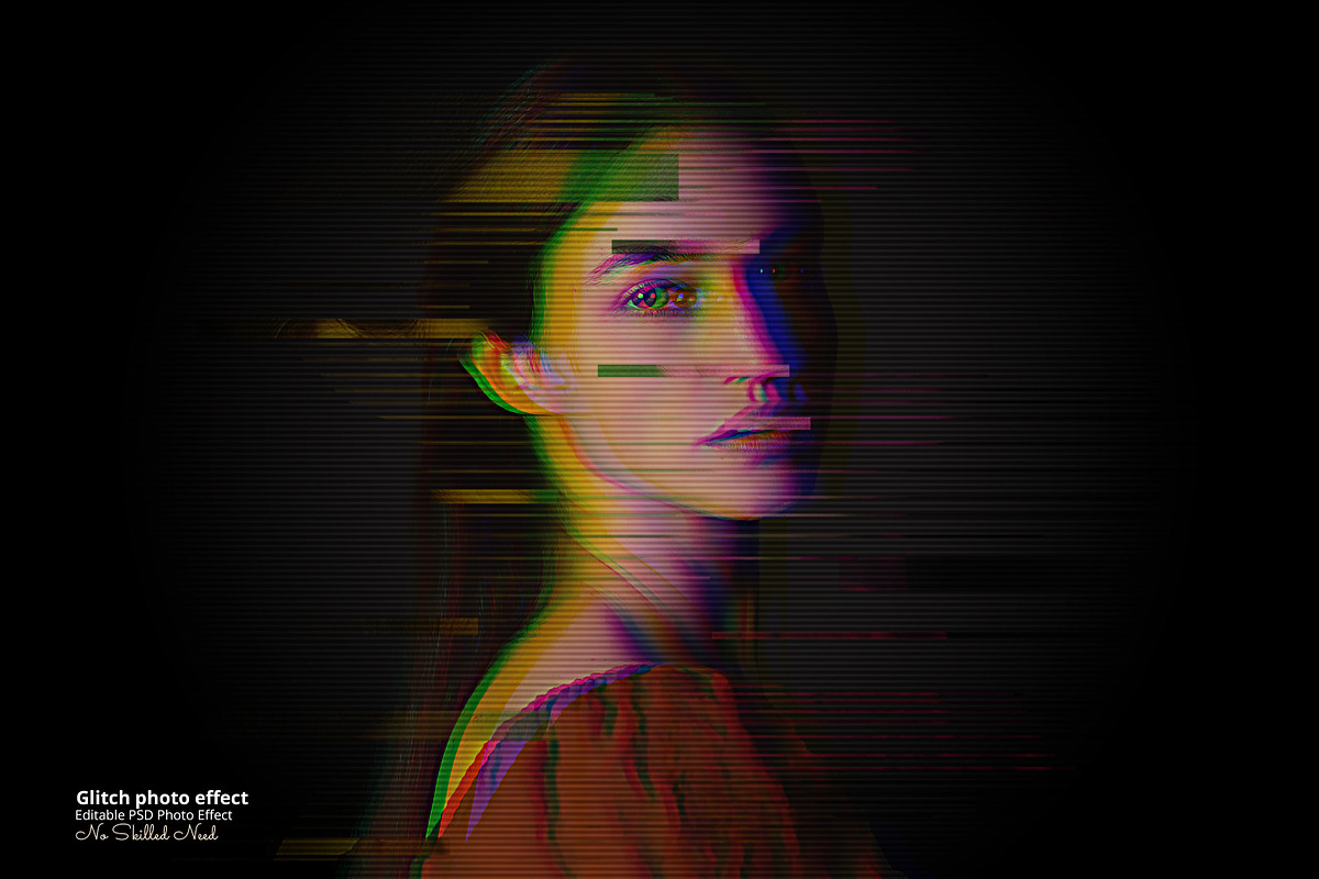 Editable Glitch Photo Effect, an Action Add-On by Photoshop Action (Photo 7 of 13)