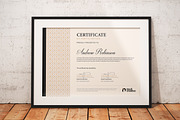 Modern Award Certificate Template, a Stationery Template by Theme Weavers (Thumbnail 2 of 2)