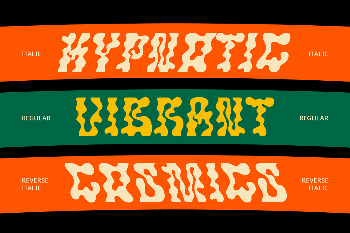 CS Deluge – Trippy Font, a Sans Serif Font by Craft Supply Co. (Photo 3 of 8)