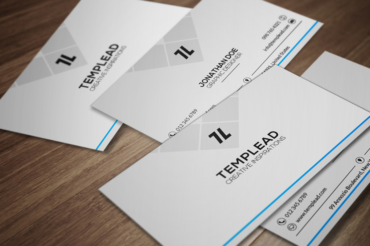 Corporate Business Card CM136, a Business Card Template by annozio (Photo 1 of 4)