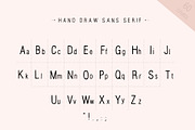 Hand Draw sans serif, a Sans Serif Font by Vladimir Vihrev (Thumbnail 2 of 10)