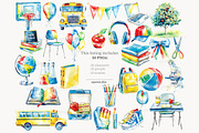 Back to School PNG Image Clipart, an Education Illustration by GlamArtZhanna (Thumbnail 3 of 8)