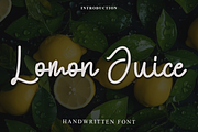 Lomon Juice, a Handwritten Font by InermediaSTUDIO (Thumbnail 1 of 8)