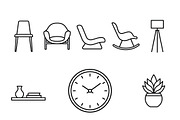 Bundles Set Floral Wedding Icons, an Outline Icon by adenpinkstore (Thumbnail 35 of 44)