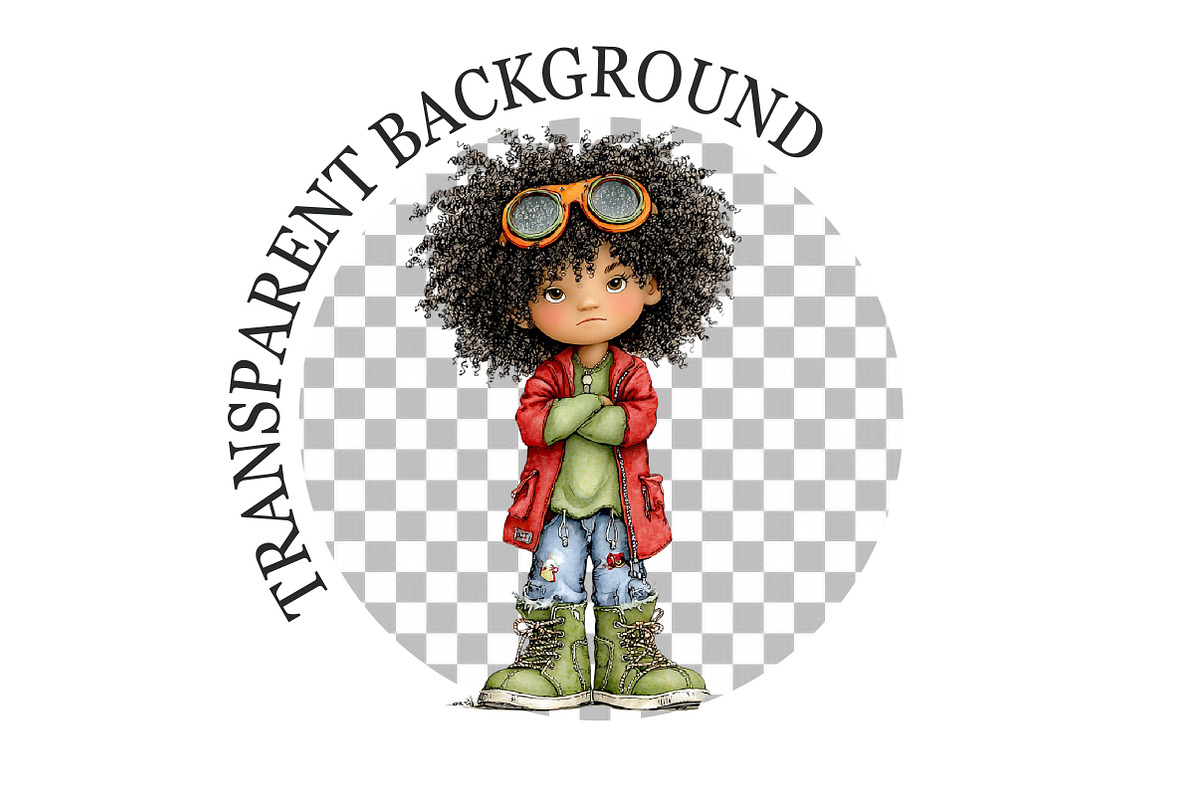 Whimsical Black History Kids Clipart, a Seasonal Illustration by Rose Art (Photo 5 of 6)