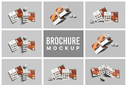 A4 Bifold Brochure Mockup Bundle 67, a Books & Magazine Mockup by Graphicuss (Thumbnail 1 of 5)